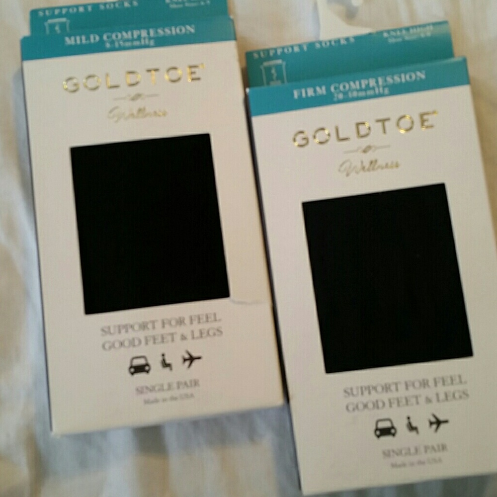 Gold toe compression socks...2pair for $15